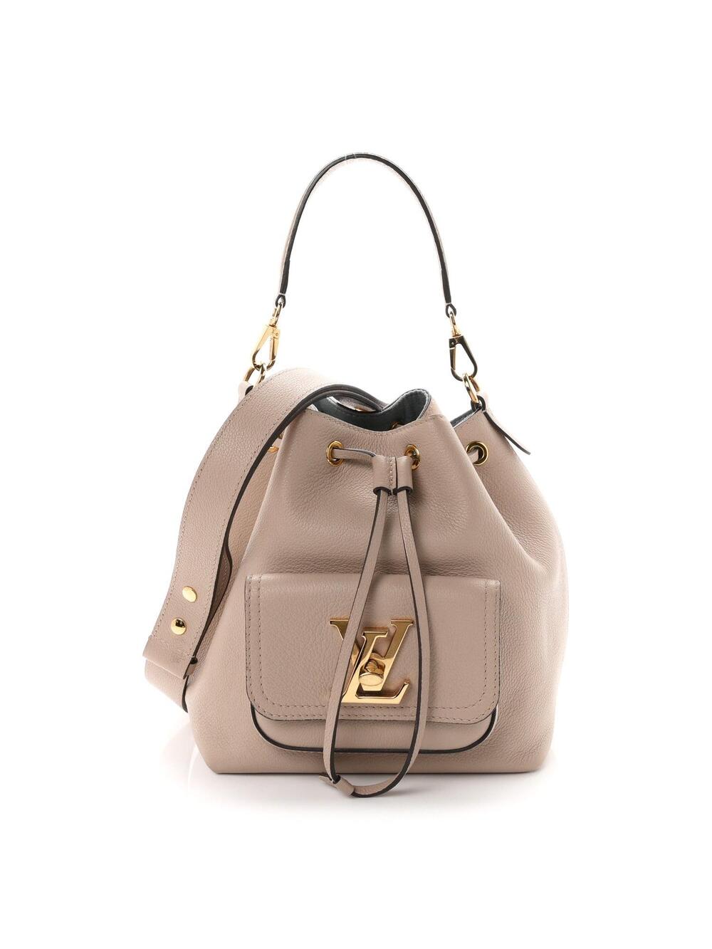 Louis Vuitton Calfskin Lockme Bucket Mm #322763L19B